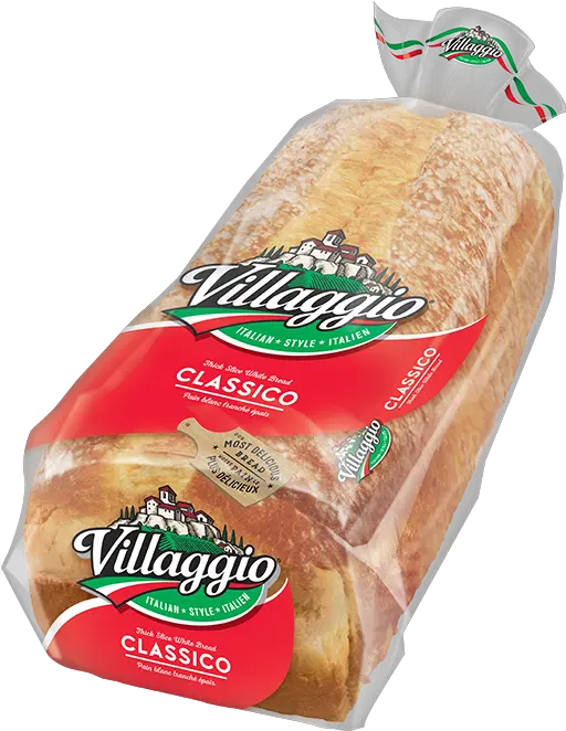  Villaggio Original Thick Sliced Italian Style White Bread Villaggio Bread Png Bread Slice Png