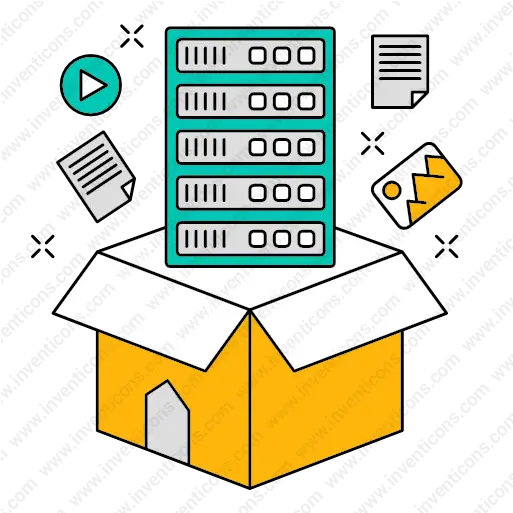  Download Data Storage Vector Icon Inventicons Data Storage Vector Png Data Warehousing Icon