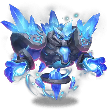  Heroes Frost Golem Castle Clash Fictional Character Png Frost Mage Icon