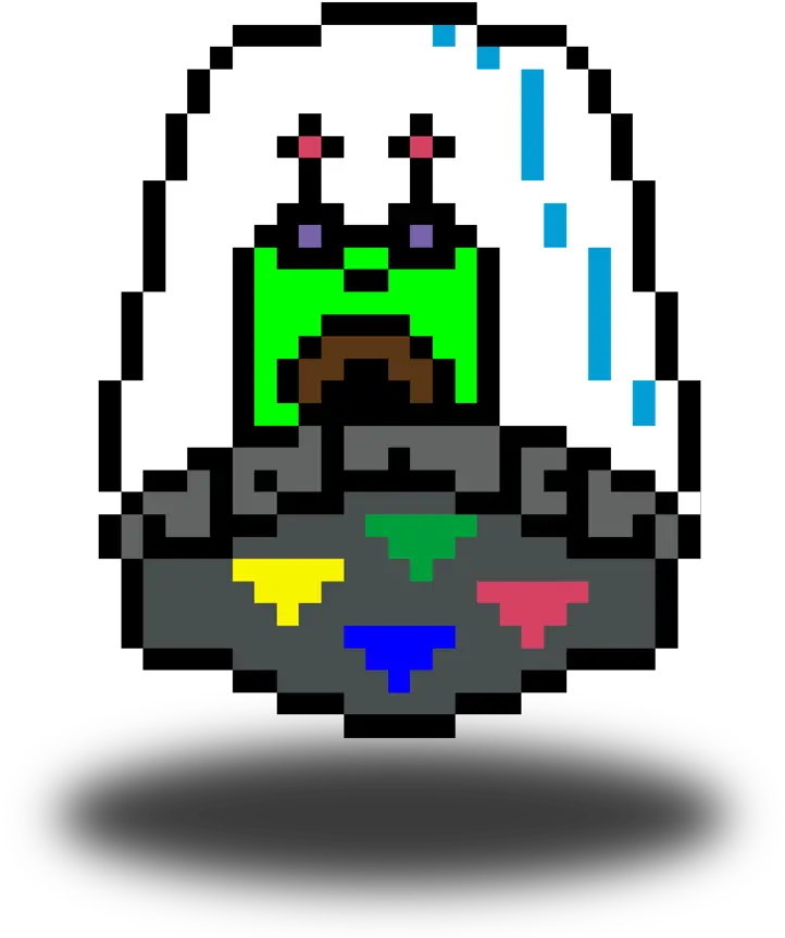  Download Alien Spaceship Png Alien Pixel Art Png Full Flappy Bird Coin Png Space Ship Png