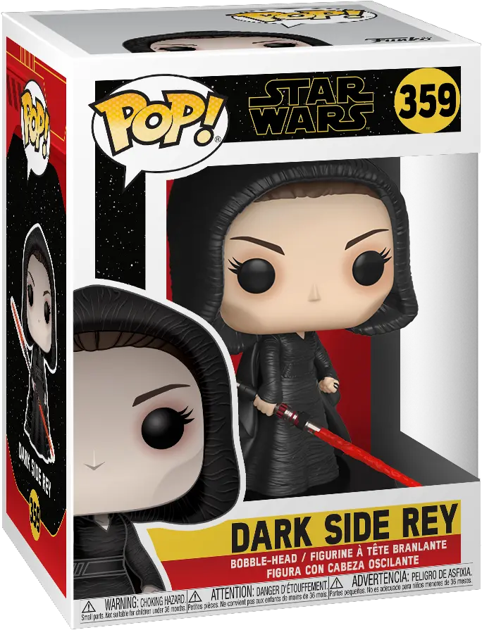  Rise Of Skywalker Dark Rey Funko Png Rey Star Wars Icon