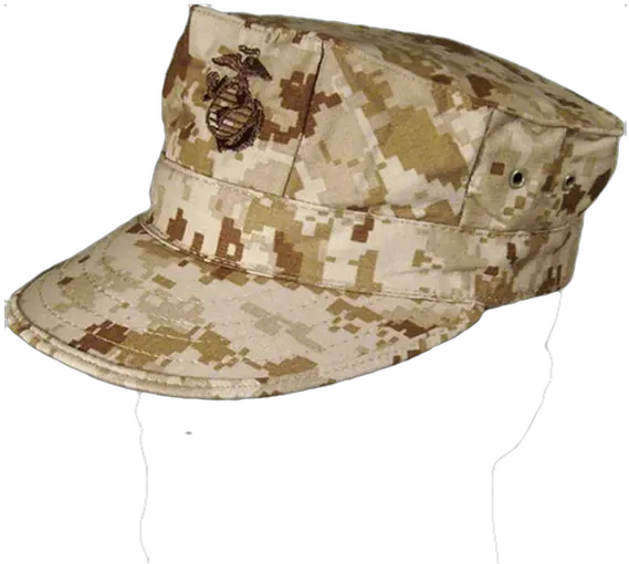  Genuine Marine 8point Desert Digi Cover Cap 5050 Nylon Cotton Made Usa Ega New Usmc Cover Transparent Png Eagle Globe And Anchor Png