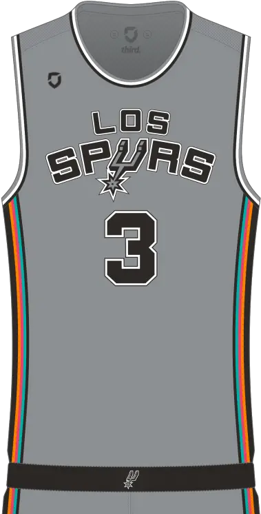  Third Sports Design By Dean Robinson U2022 Thirdkitco San Antonio Spurs Png San Antonio Spurs Logo Png