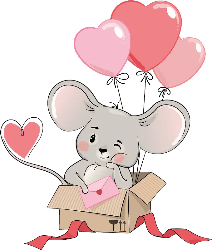  Cute Mouse In Gift Box Clipart Free Download Transparent Cartoon Clipart Cute Mouse Png Gift Boxes Png