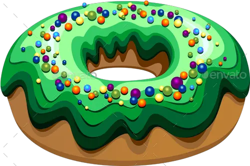  Donuts 6 Flavours Set Drawing Png Donut Png