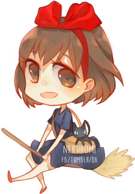  Kiki Kikiu0027s Delivery Service Witch Neko Kuroneko Magic Cartoon Png Studio Ghibli Png