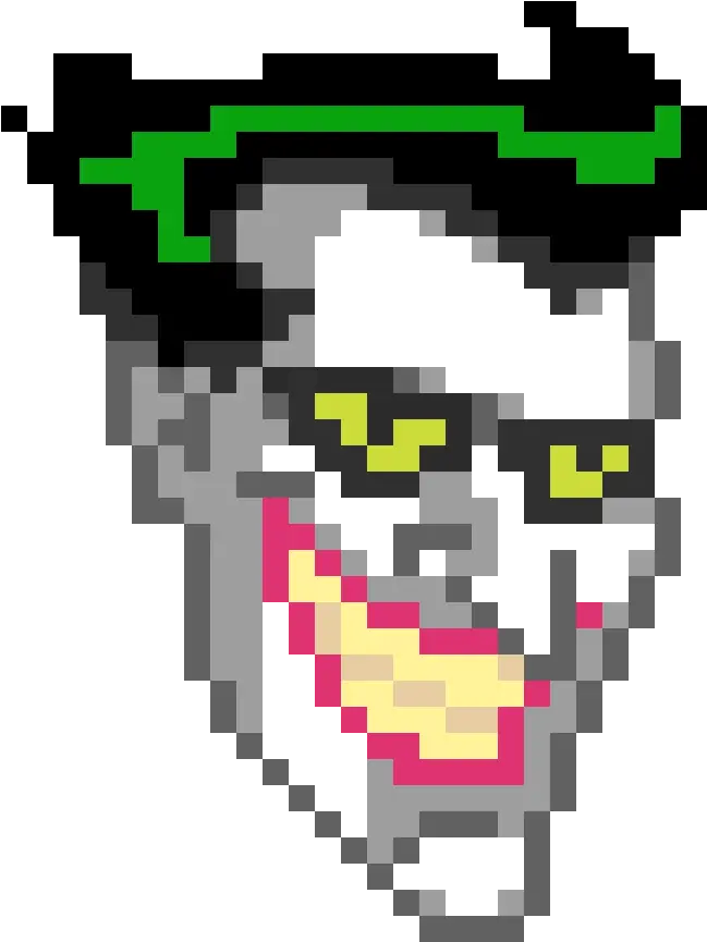  Download The Joker Joker Pixel Art Minecraft Full Size Minecraft Pixel Art Joker Png Pixel Art Transparent