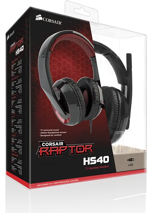  Download Gaming Headset Png Image With No Background Corsair Raptor Hs30 Gaming Headset Png