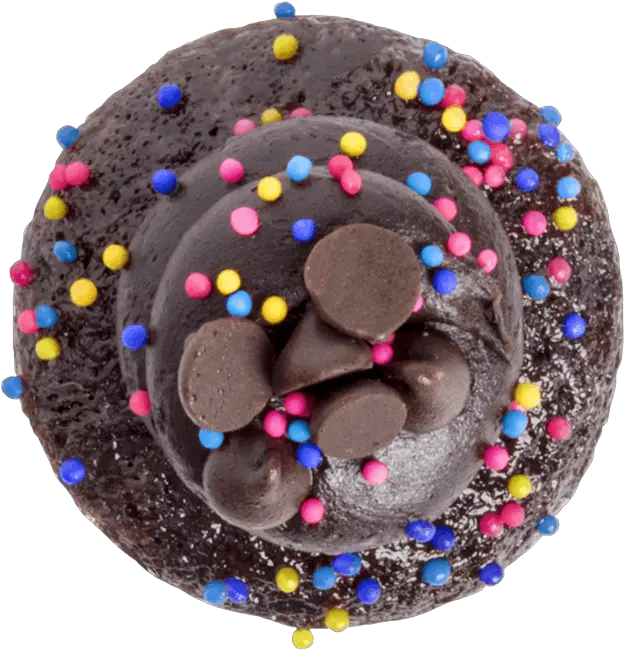  Cupcake Png Images Dark Chocolate Cupcake Small Top View Cup Cake Png Top Cup Cake Png