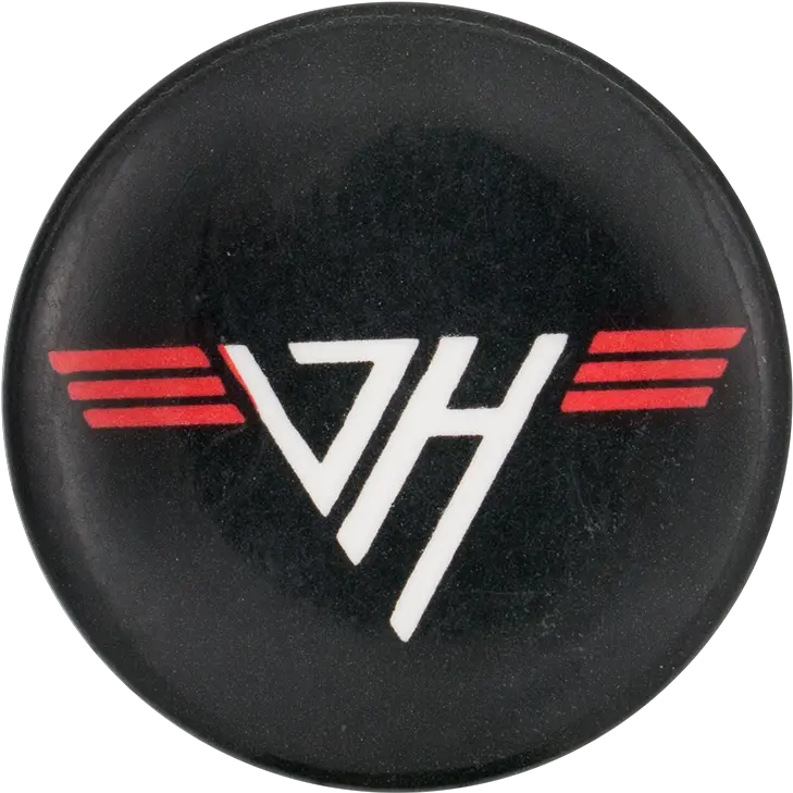  Van Halen Red Stripes Van Halen Button Png Van Halen Logo Png