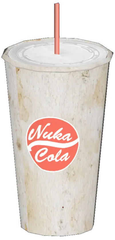  Download Nuka Cola Cup And Straw Frappé Coffee Full Size Png Nuka Cola Png