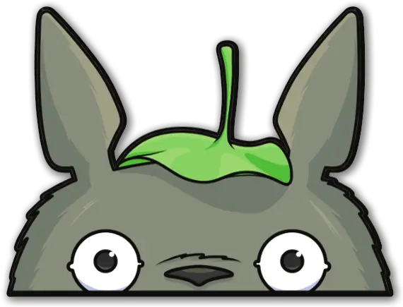  Totoro Peeker Totoro Png Totoro Png