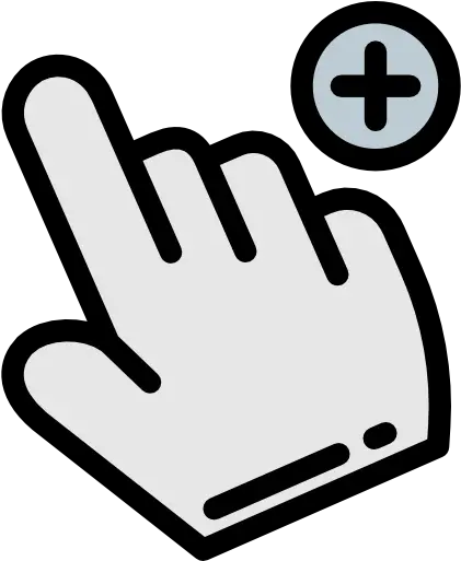  Hands And Gestures Hand Pointer Ui Interface Computer Puntero Icono Png Mouse Icon Transparent Background