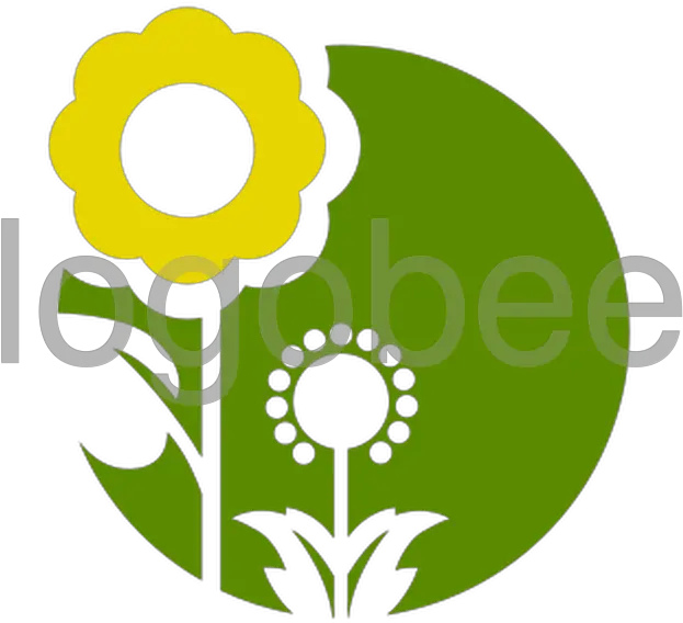  Two Flowers Logo Illustration Png Flowers Logo