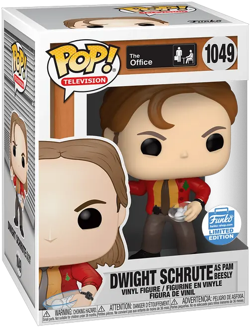  Authentic Dwight Schrute As Pam Beesly Dwight Schrute As Pam Beesly Funko Pop Png Dwight Schrute Transparent