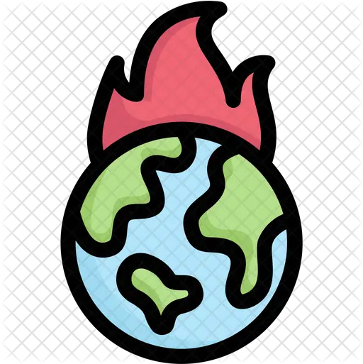  Earth Icon Png Earth On Fire Png