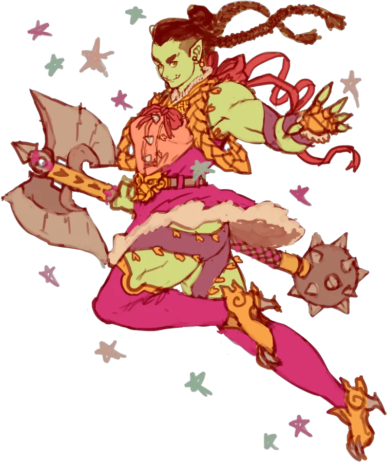  Download Orc Clipart Scary Character Full Size Png Image Orc Magical Girl Orc Png