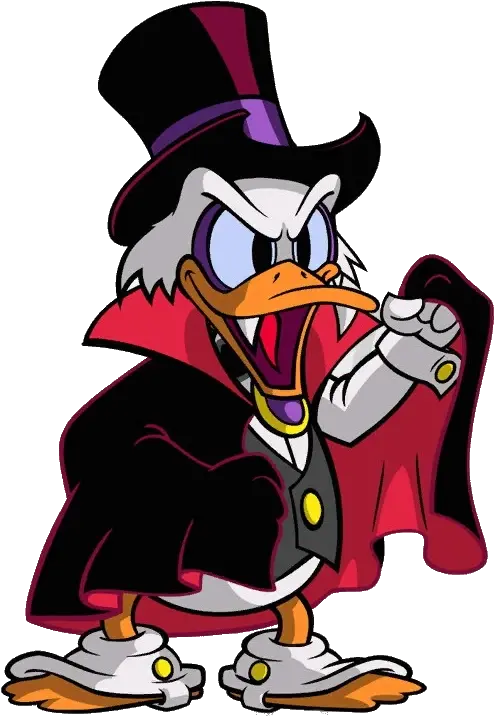  Count Dracula Duck Drake Von Vladstone Clipart Full Size Dracula Duck Ducktales Png Drake Face Png