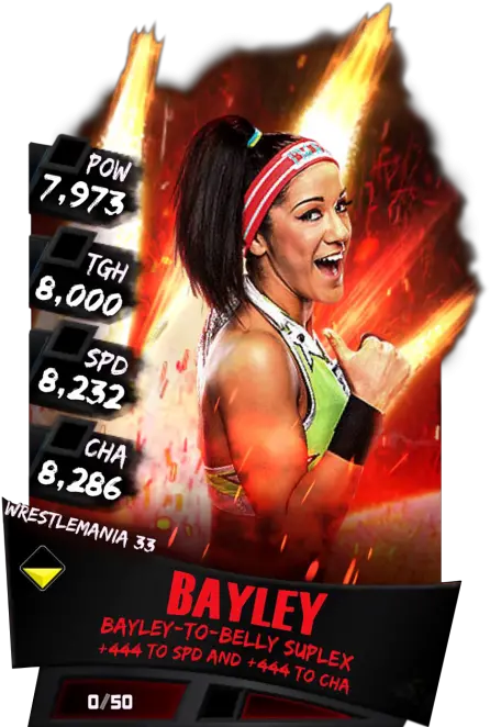  Bayley Wwe Supercard Season 2 Debut Wwe Supercard Roster Shawn Michaels Wwe Supercard Png Bayley Png