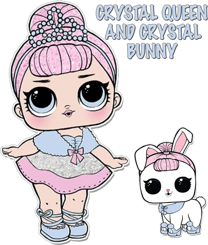  Lol Doll Coloring Pages Page Color Lol Crystal Queen Png Lol Surprise Dolls Png