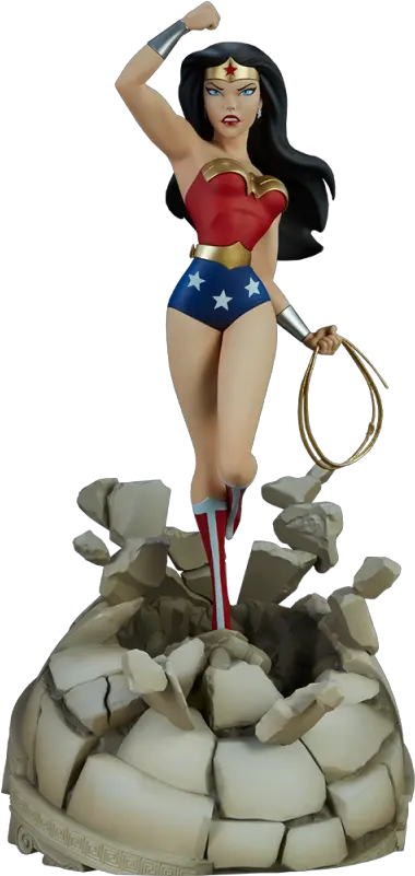  Wonder Woman Animated Series Collection Statue Justice League Animated Series Wonder Woman Png Wonder Woman Png