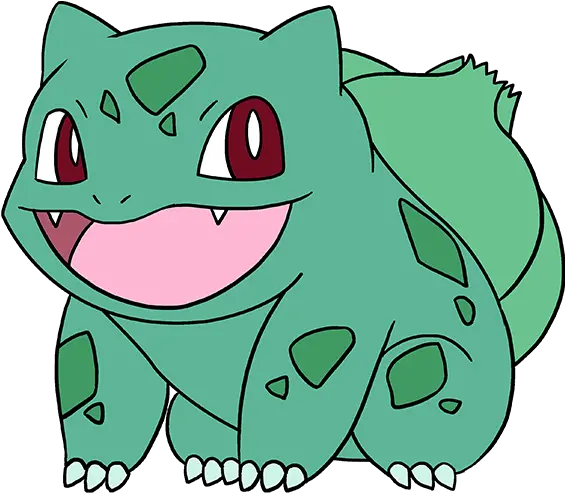  How To Draw Bulbasaur Pokémon Really Easy Drawing Tutorial Bulbasaur Drawing Png Bulbasaur Icon