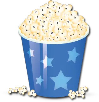  Png Background Blue Popcorn Png Popcorn Transparent Background