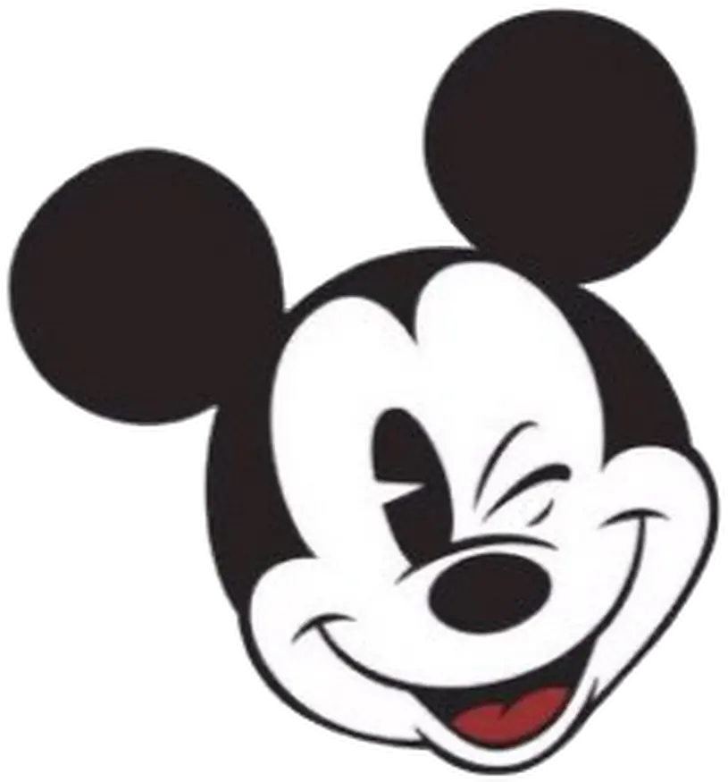  Mickey Mouse Face Vector Mickey Mouse Face Wink Png Mickey Mouse Logo Png