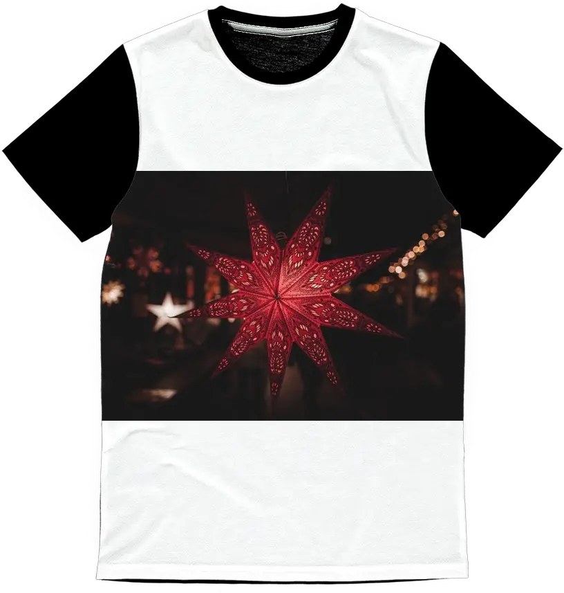  Red Star Classic Sublimation Panel T Shirt Starry Night Perfect For Any Night Fashion Fit Sizes Xs Through 2xl Body Bag Shirts Png Starry Night Png