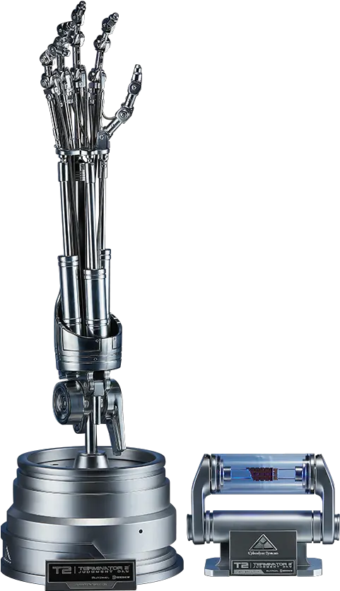  T 800 Endoskeleton Arm And Brain Chip Terminator Endoskeleton Arm Png Terminator Face Png