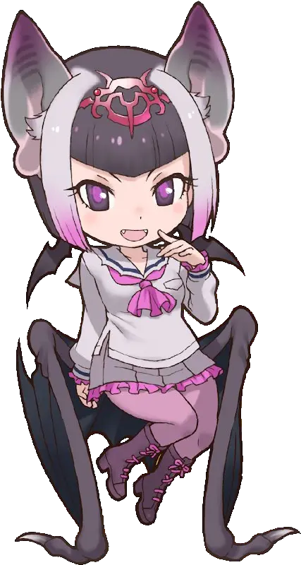  Common Vampire Bat Japari Library The Kemono Friends Wiki Common Vampire Bat Kemono Friends Png Vampire Png