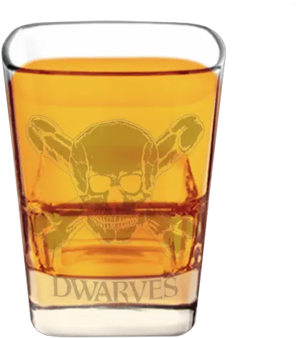  Logo Shot Glass Dwarves Online Store Apparel Beer Glassware Png Shot Glass Png