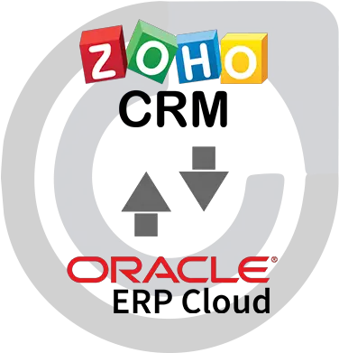  Sync For Oracle Erp Cloud U0026 Zoho Crm Vertical Png Oracle Icon