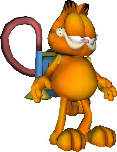  Playstation 2 Garfield Garfield The Models Resource Garfield Ps2 Playstation 2 Png Garfield Png