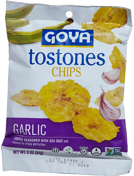  Tostones Chips U2013 Garlic Chips Goya Foods Goya Tostones Chips Png Garlic Png