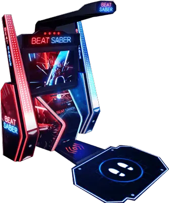  Beat Saber Vr Game In Dubai Uae Beat Saber Arcade Cabinet Png Saber Png