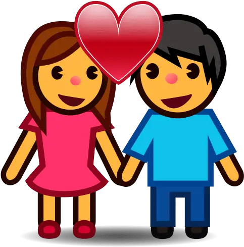  Man And Woman Holding Hands Id 12350 Emojicouk Couple Emoji Png Holding Hands Png