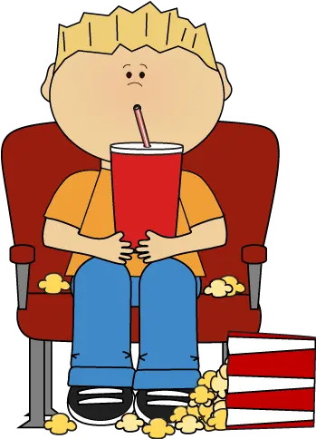  Watching Movies Clipart Boy Cinema Clipart Png Popcorn Clipart Png