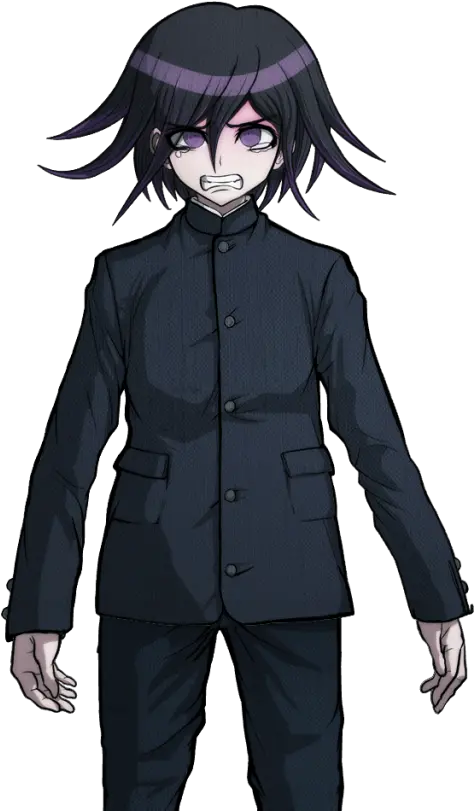  Artistically Unsuccessful U2014 So I Just Edited A Bunch Of In Kokichi Ouma Sprites Transparent Png Ahegao Face Transparent