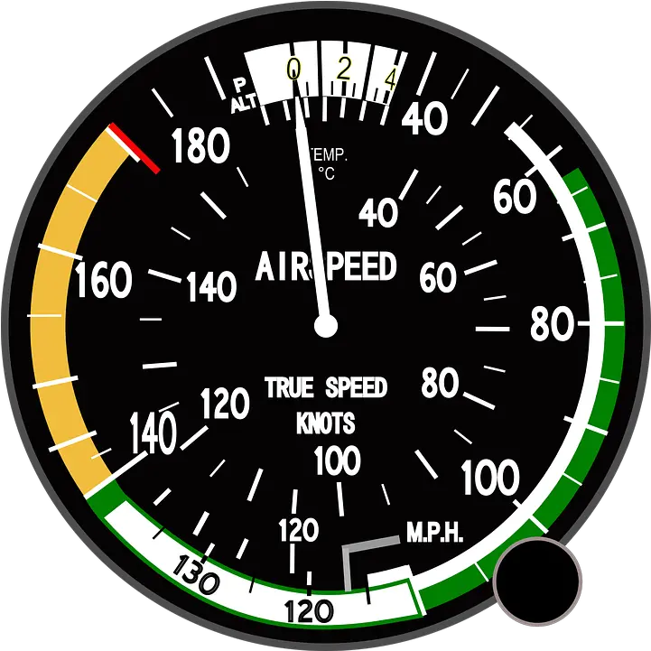  Aircraft Plane Speedometer Free Vector Graphic On Pixabay Piper Warrior Airspeed Indicator Png Speedometer Png