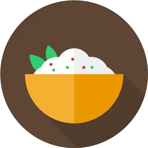  Food And Restaurant Chinese Rice Food Flat Icon Png Japanese Food Icon