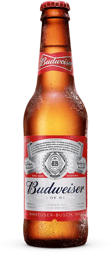  Garrafa 375ml Budweiser Png Budweiser Bottle Png