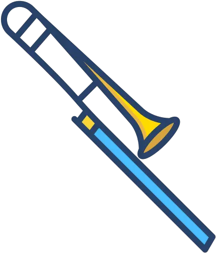  Trombone Icon From Music Instruments Pack Style Linear Trombone Icon Png Music Instrument Icon