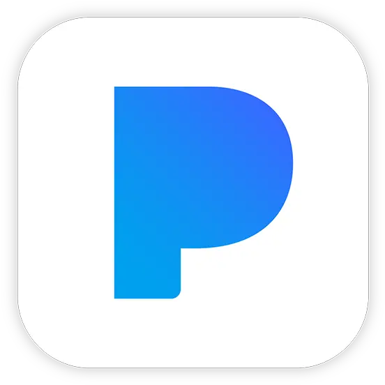  Johnrey Pahed Pandora Redesign Pandora Icon Aesthetic Blue Png Pandora Logo Png