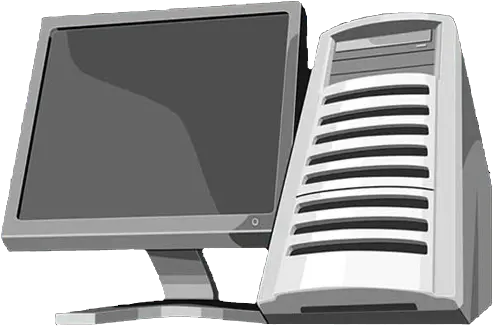  Home Am Computers Servidor Y Monitor Png Pc Client Icon