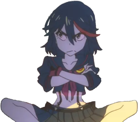  Image Ryuko Transparent Png Sitting Ryuko Matoi Png