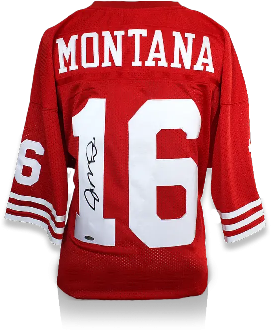  Joe Montana Signed San Francisco 49ers 1989 Jersey Sf 49ers Jersey Joe Montana Png 49ers Icon