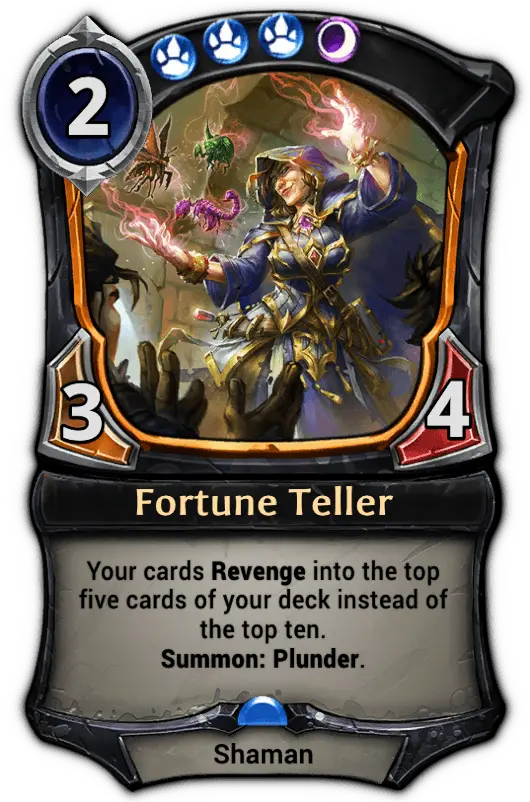  Fortune Teller Eternal Card Game Wiki Fandom Eternal Card Game Raven Png Fortune Teller Icon