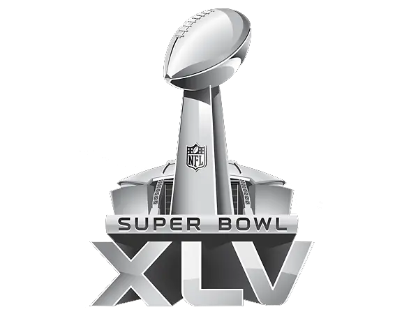  Super Bowl Xlv Logo Super Bowl Xlv Png Lombardi Trophy Png