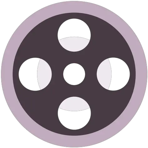  Film Reel Flat Icon Dot Png Movie Reel Flat Icon